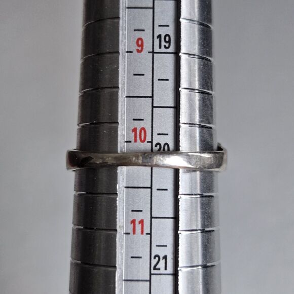 Mens Turquoise Coral 925 Sterling Ring Vintage Tibetan Boho Statement Sz 10.5 - Picture 9 of 12